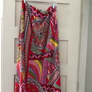 Vibrant Multicolor Maxi Skirt